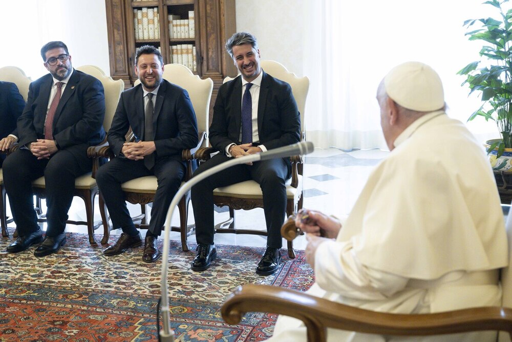 Compromiso ante el Papa de velar por el legado monumental