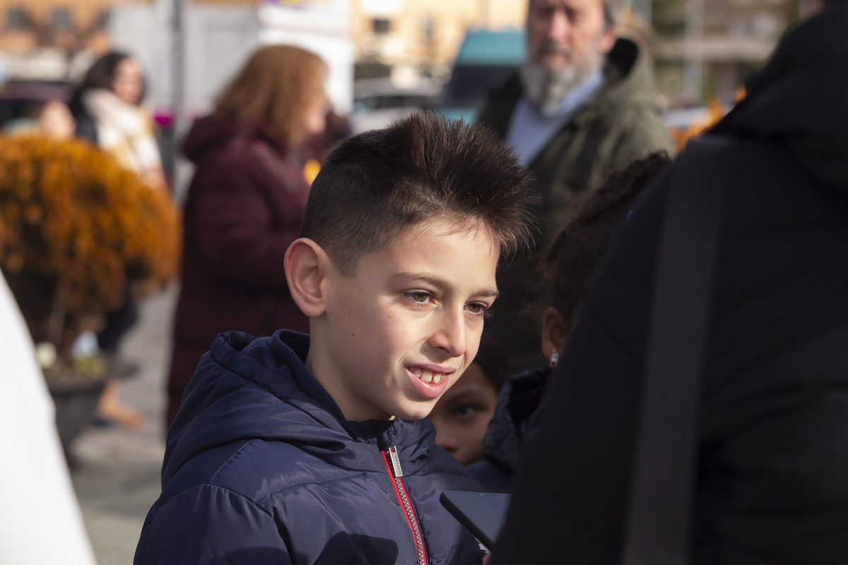 Llegada de los Reyes Magos a caballo, organizado por asociación de las Hervencias.  / ISABEL GARCÍA