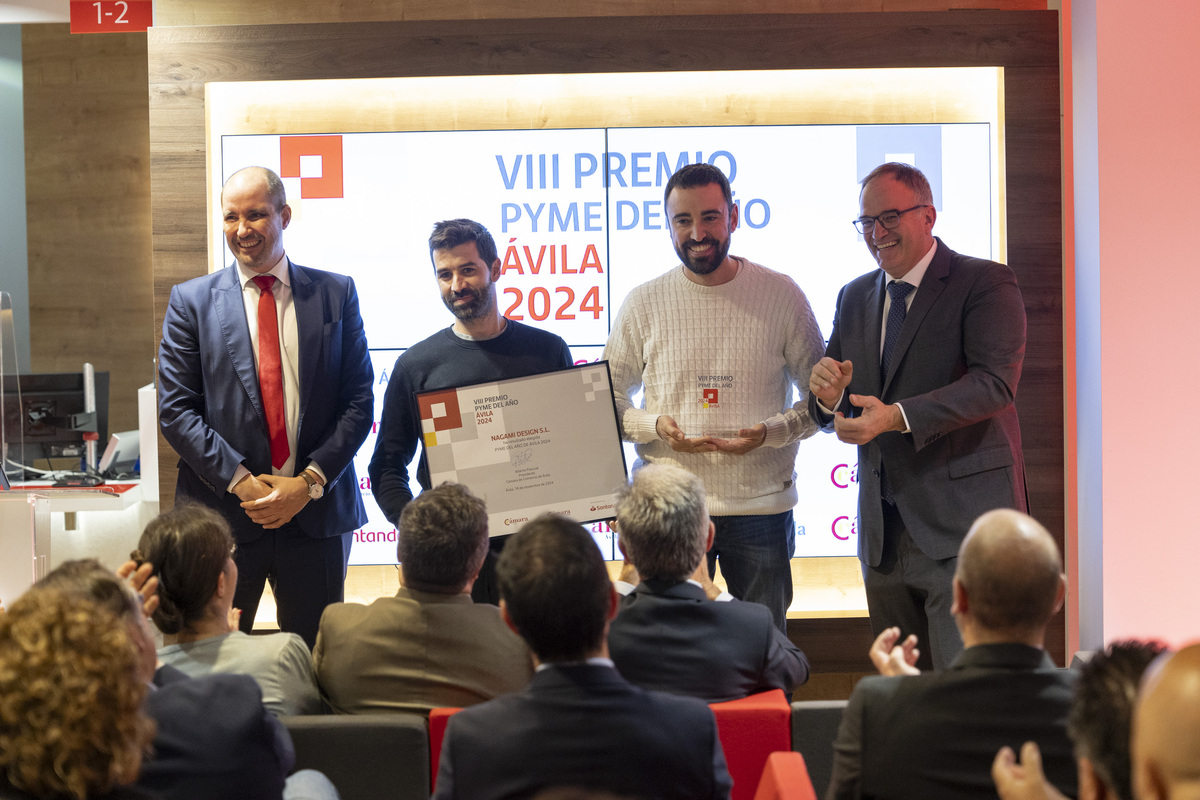 La Cámara de Comercio, Industria
y Servicios de Ávila y el Banco
Santander, en colaboración
con el Diario de Ávila, entregarán
el Premio Pyme y sus accésits
2024.