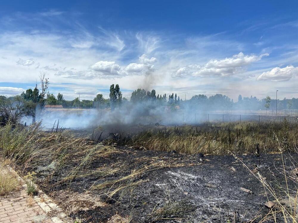 Pequeño incendio en la zona sur de la ciudad