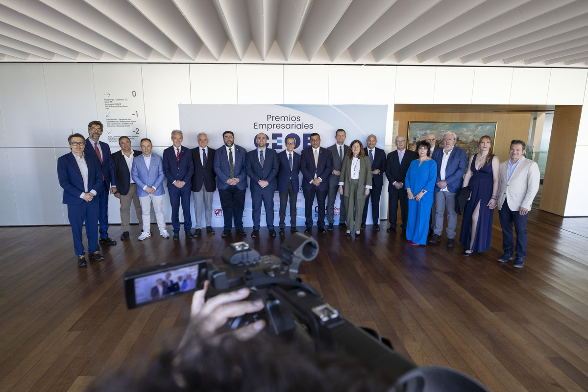 Entrega de premios de CEOE Ávila. Premios empresariales.  / ISABEL GARCÍA