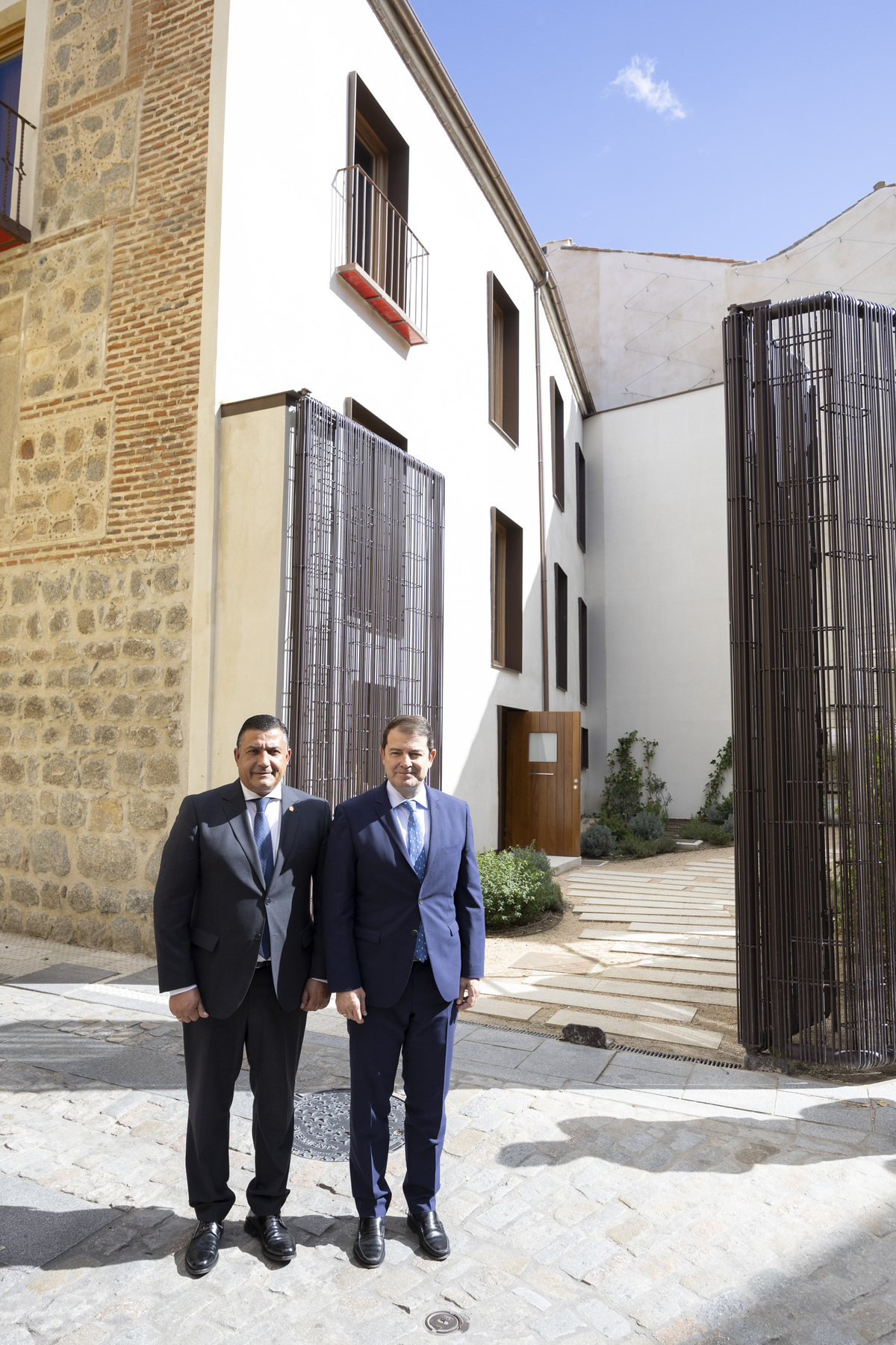 El presidente de la Junta de
Castilla y León, Alfonso Fernández
Mañueco, inaugura
la ampliación de la sede central
de la Diputación de Ávila  / ISABEL GARCÍA