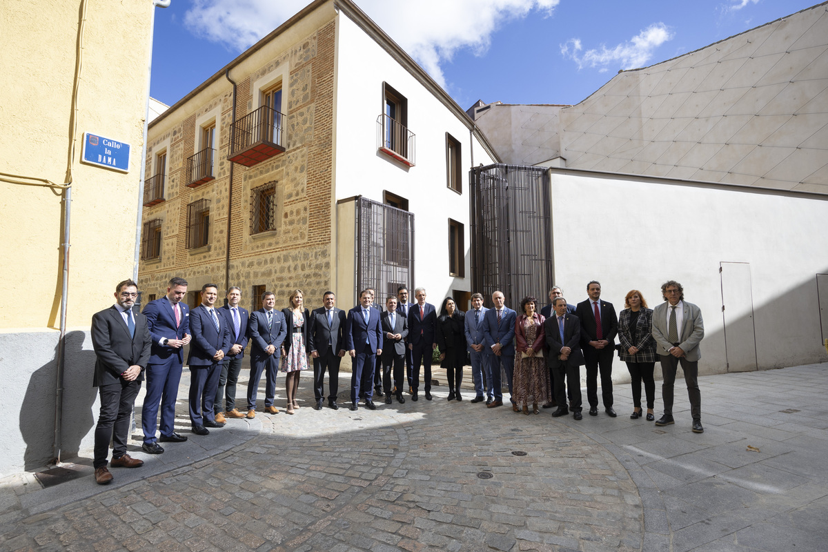 El presidente de la Junta de
Castilla y León, Alfonso Fernández
Mañueco, inaugura
la ampliación de la sede central
de la Diputación de Ávila  / ISABEL GARCÍA