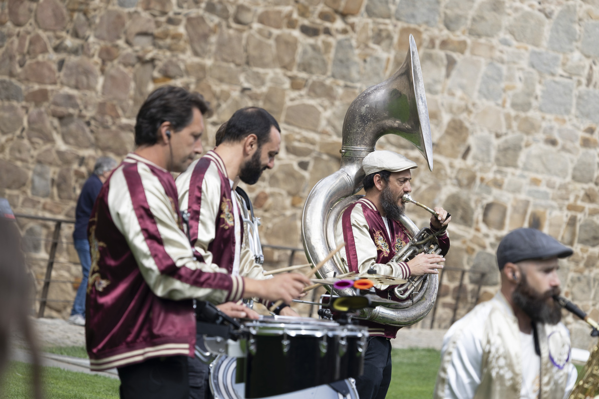 Festival Internacional de circo. Melotronic Brass Band, fanfarria.  / ISABEL GARCÍA