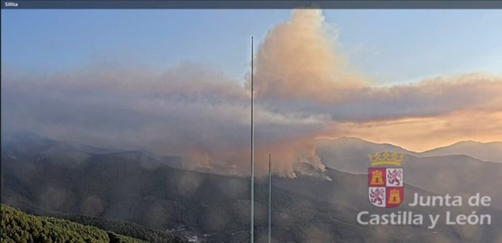 Declaran nivel 1 en un incendio forestal en El Hornillo