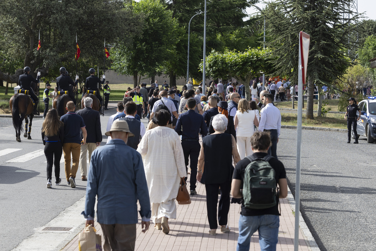 Acto de jura y entrega de títulos profesionales
de la XXXVIII Promoción de
Ingreso en la Escala Básica de la Policía
Nacional, presidido por S.M. El Rey Felipe VI de España  / ISABEL GARCÍA