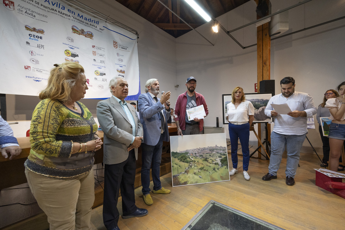 Certamen de Pintura Rápida Ciudad de Ávila.  / DAVID CASTRO