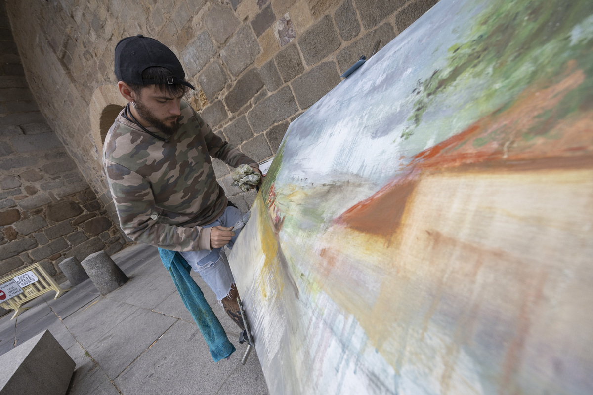 Certamen de Pintura Rápida Ciudad de Ávila.  / DAVID CASTRO