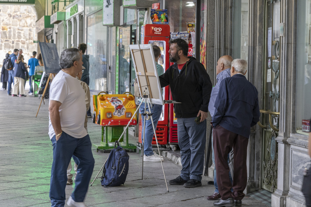 Certamen de Pintura Rápida Ciudad de Ávila.  / DAVID CASTRO