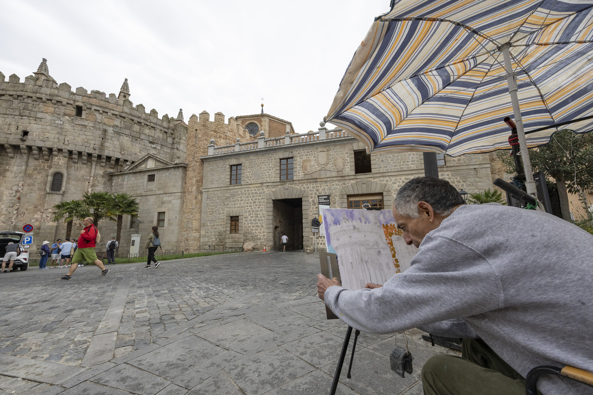 Certamen de Pintura Rápida Ciudad de Ávila.  / DAVID CASTRO