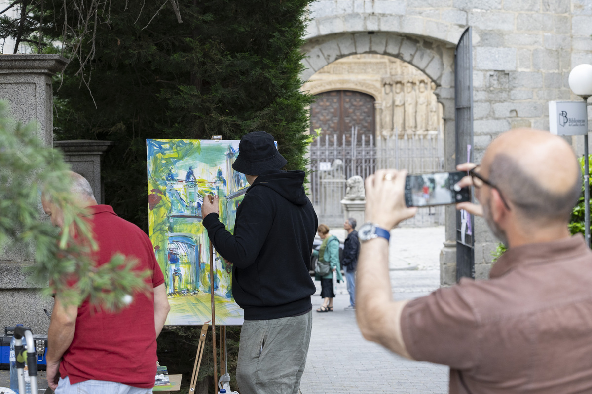 Certamen de Pintura Rápida Ciudad de Ávila.  / DAVID CASTRO