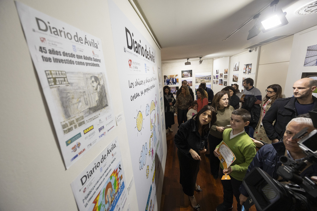 Entrega de Premios del Certamen
Escolar de Portadas de Diario
de Ávila por el 125 aniversario.  / ISABEL GARCÍA