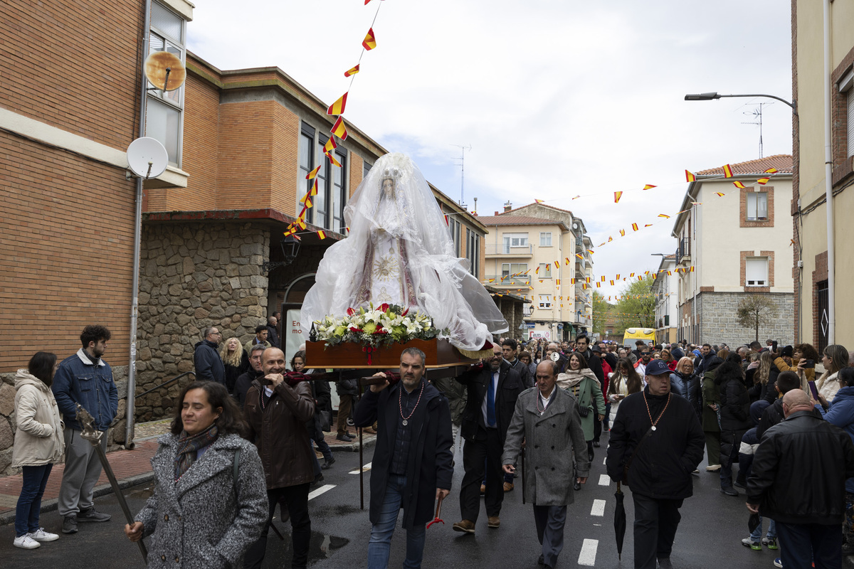 Domingo de Resurrección, procesión de Resucitado, Semana Santa 2024.  / ISABEL GARCÍA