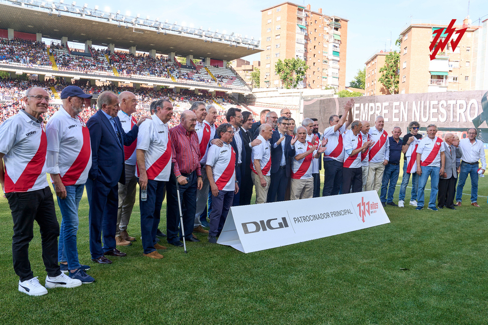 Félix Bardera ‘Felines’, en el Centenario del Rayo Vallecano