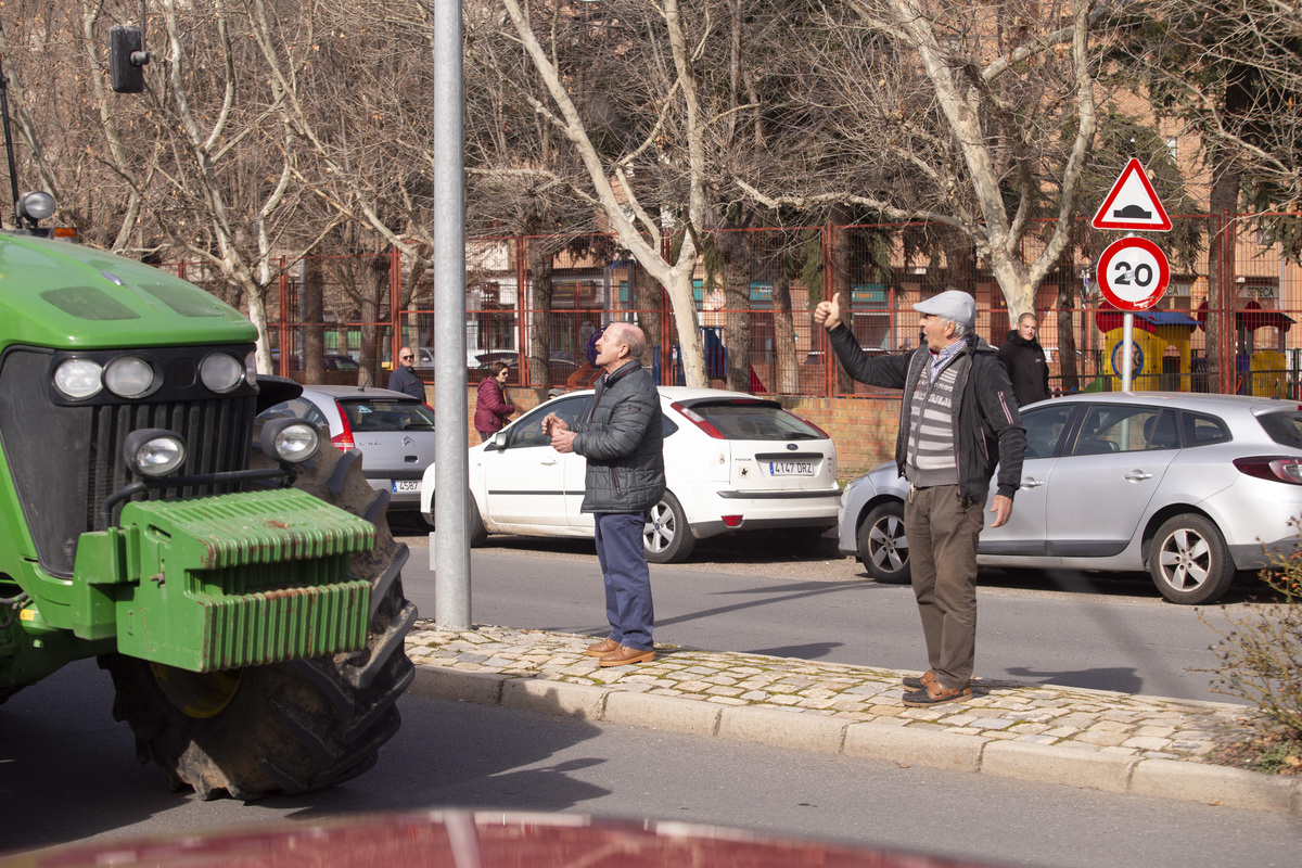 Tractorada por la capital.  / ISABEL GARCÍA