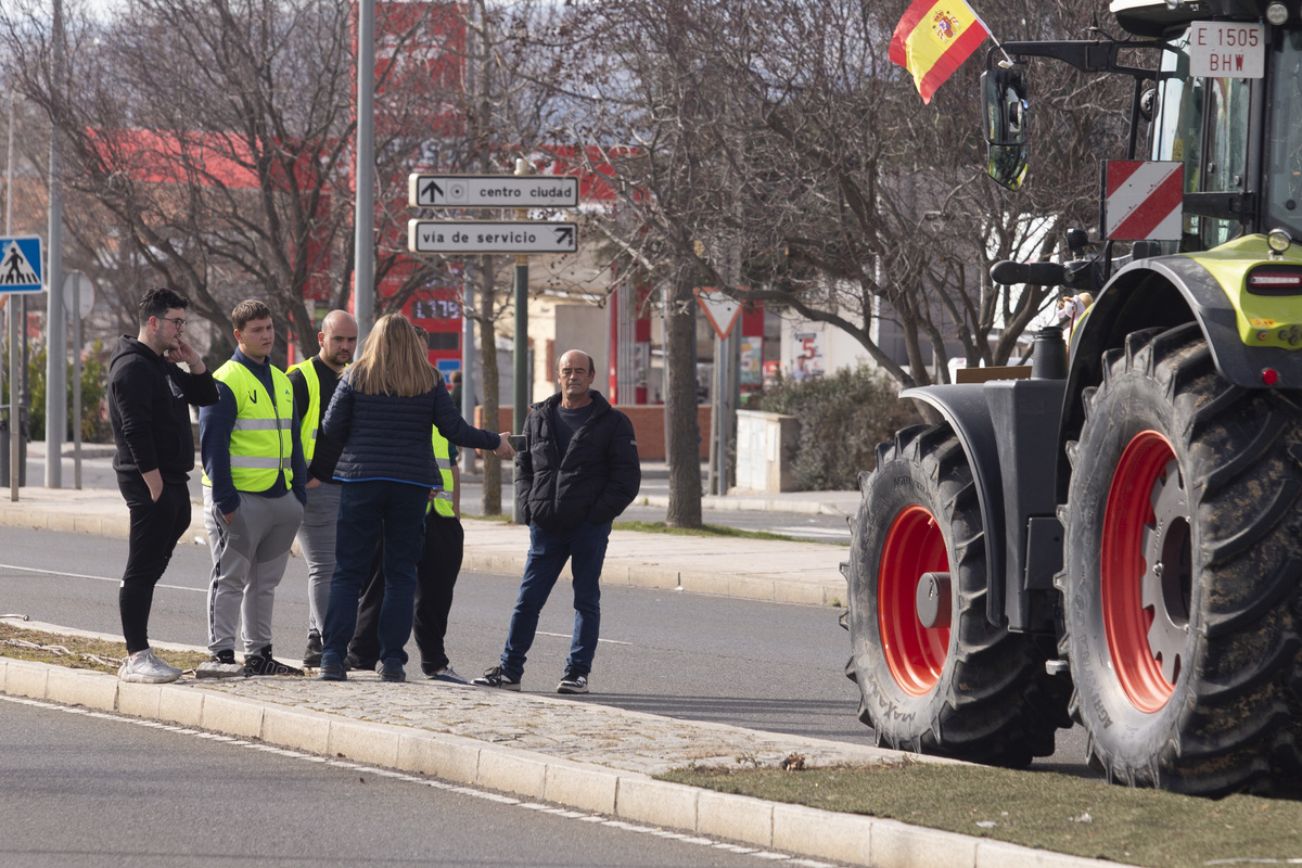 Tractorada por la capital.  / ISABEL GARCÍA