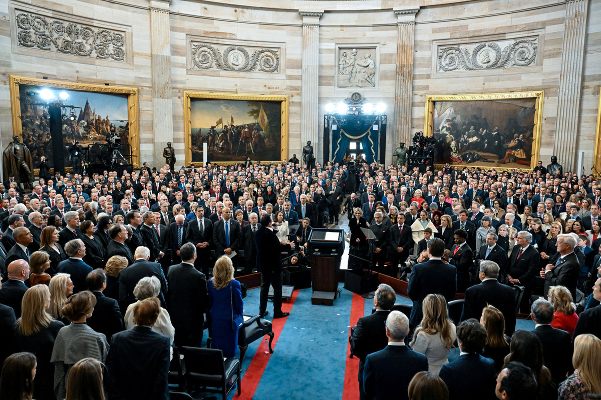 Inauguration ceremony for Trump's second presidential term