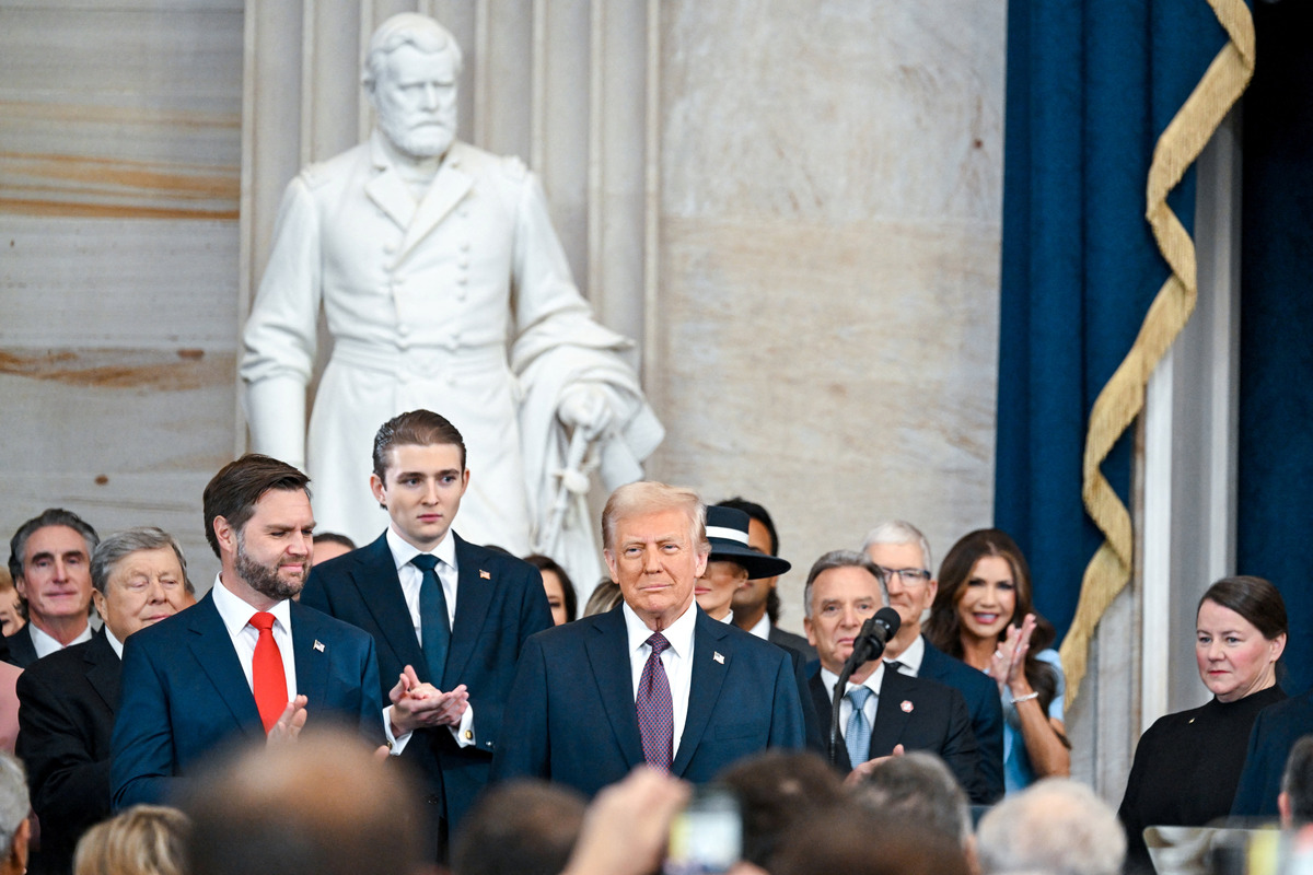 Inauguration ceremony for Trump's second presidential term  / KENNY HOLSTON