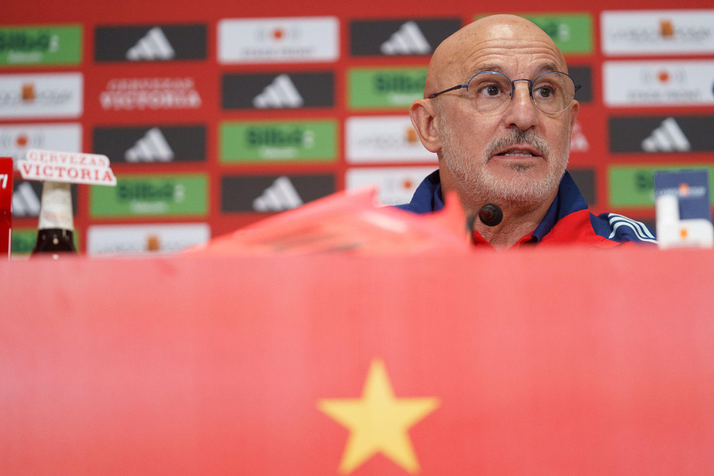 El entrenador de la selección española, Luis de la Fuente. 