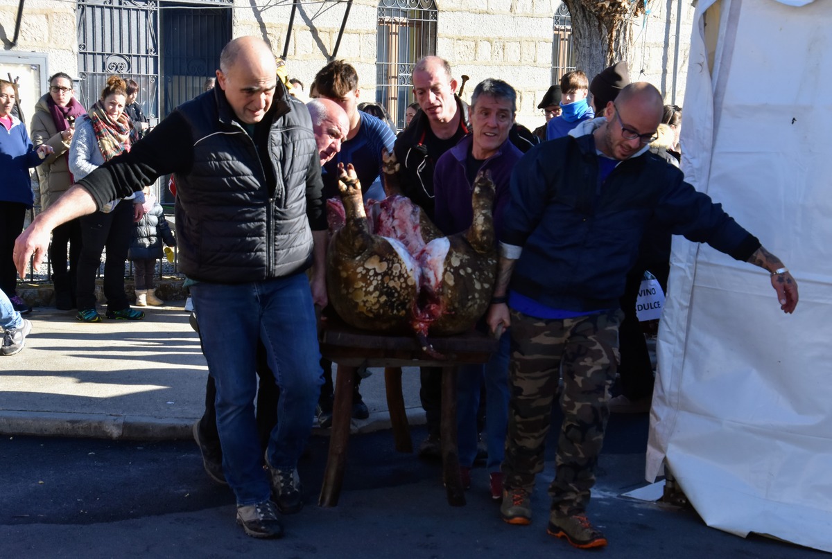 Diferentes instantes de la celebración X Matanza Tradicional de Martiherrero  / GONZALO GONZÁLEZ DE VEGA