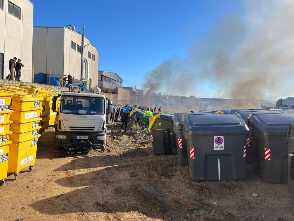 Alerta en el polígono de Las Hervencias ante un incendio 