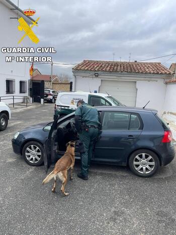 Desarticulado un punto de venta de droga para Amblés y Corneja