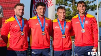 Iván Romero, bronce Mundial en el 4x25 Remolque de Maniquí