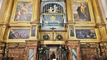 Apertura del sepulcro de la Santa 110 años después