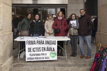 500 personas exigen en Ávila la creación de la Unidad de Ictus