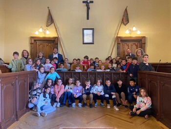 Visitas de alumnos de Santo Tomás y Pablo VI al Ayuntamiento