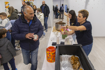 Chocolate solidario para una escuela infantil