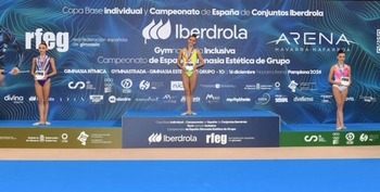 María Mendiguchía, campeona de la Copa de España Base