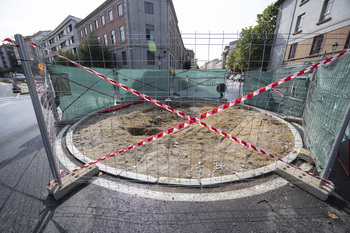 Arrancan las obras en la rotonda de Diario de Ávila