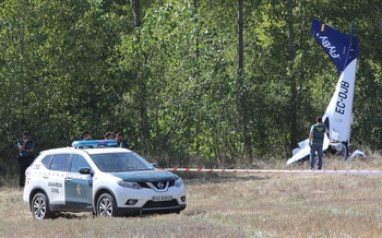 Una fallecida tras un accidente de una avioneta en prácticas