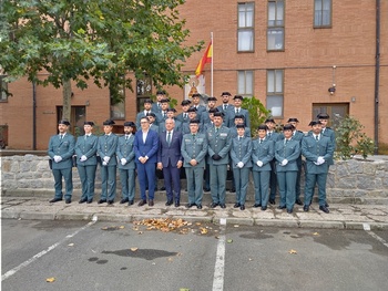 26 guardias alumnos se incorporan a la Comandancia de Ávila