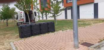 Instalados en Arévalo contenedores de compost en tres calles