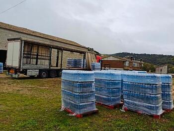 17 municipios reciben agua embotellada y uno con cisterna