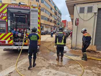 Diputación envía su ayuda al lugar de la catástrofe