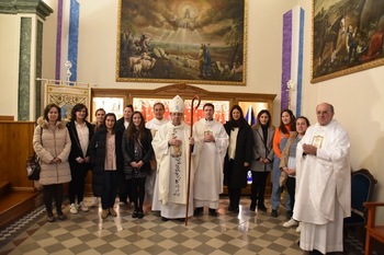 Bendición a las mujeres embarazadas en Sonsoles