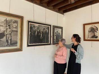 Araceli Málaga expone sus obras en el palacio de los Verdugo