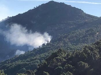 Controlado el incendio forestal en San Esteban del Valle