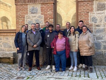 Visita de alumnos de Mombeltrán al Antiguo Matadero