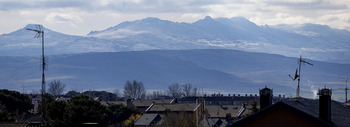 La Sierra de la Paramera se tiñe de blanco