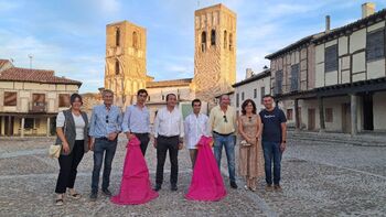 Toreo de salón en la plaza de la Villa