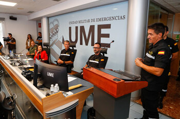 Alerta en la UME por los incendios provocados en Ávila