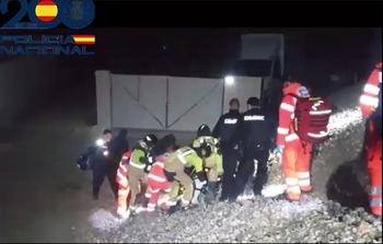 Rescatado un hombre tras ser arrollado por un tren