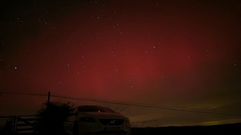 Las auroras boreales se dejan ver de nuevo por Ávila