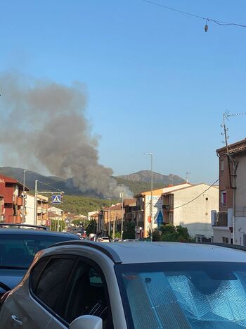 Declarado un incendio de nivel 1 en Santa María del Tiétar