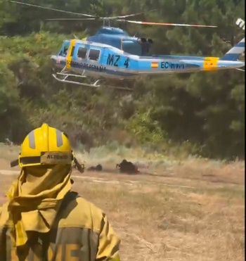 El incendio de El Hornillo baja a nivel 0 y está controlado