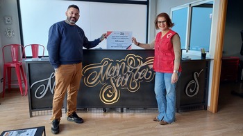 825 euros recaudados con el tatuaje solidario